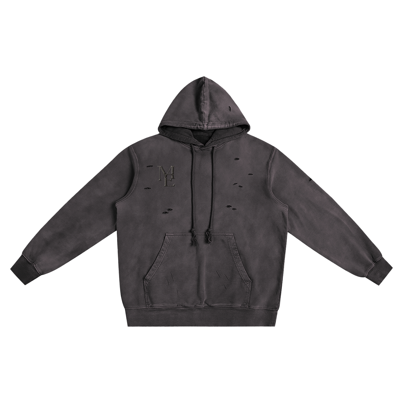 Distressed Vintage Wash Hoodie